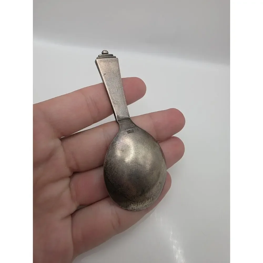 Vintage Georg Jensen Sterling Silver 925 Pyramid Spoon